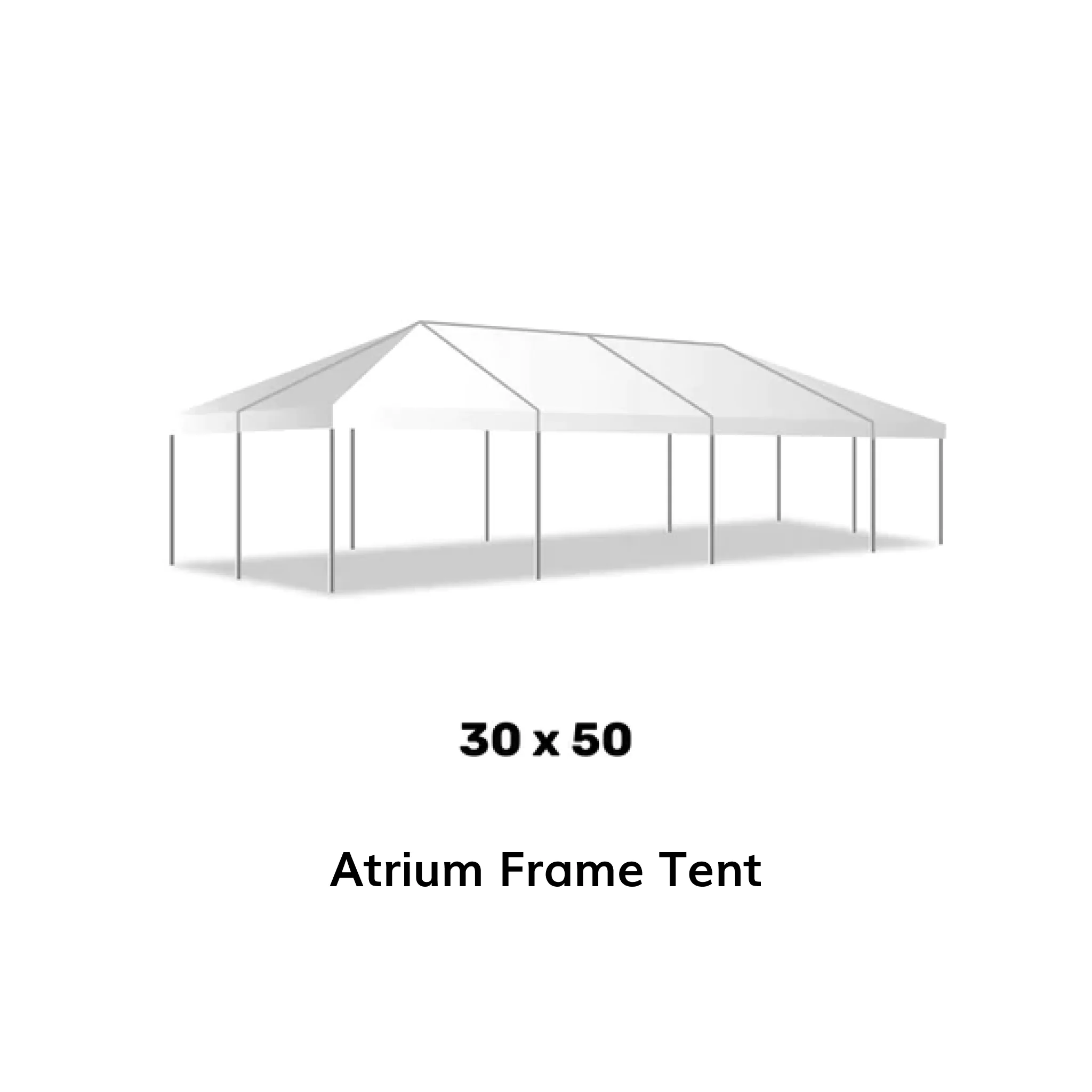 30' x 50' Frame Tent